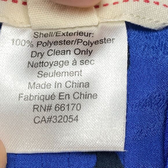 Madchen Tunic Dress Women's Size 8 Blue Floral Pleated Asymmetrical Snap Front - Picture 7 of 16